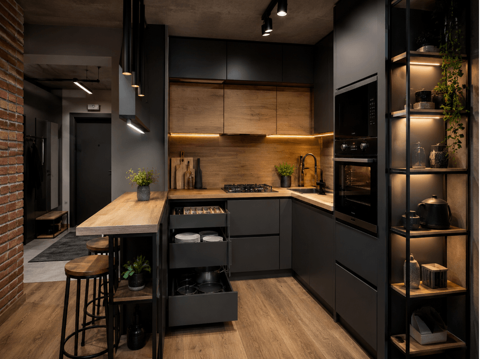 Малогабаритная кухня на заказ